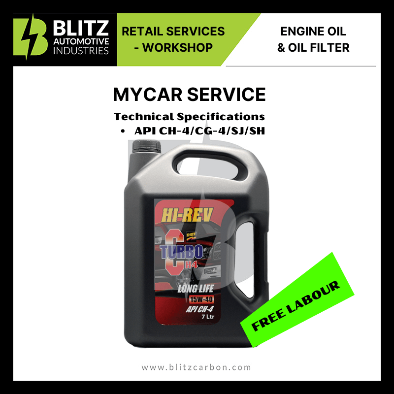 HI REV TURBO CI 4 15W 40 2