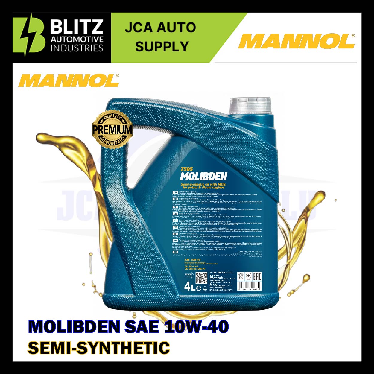 MANNOL MOLIBDEN 10W40 BLITZ2 Artboard 3