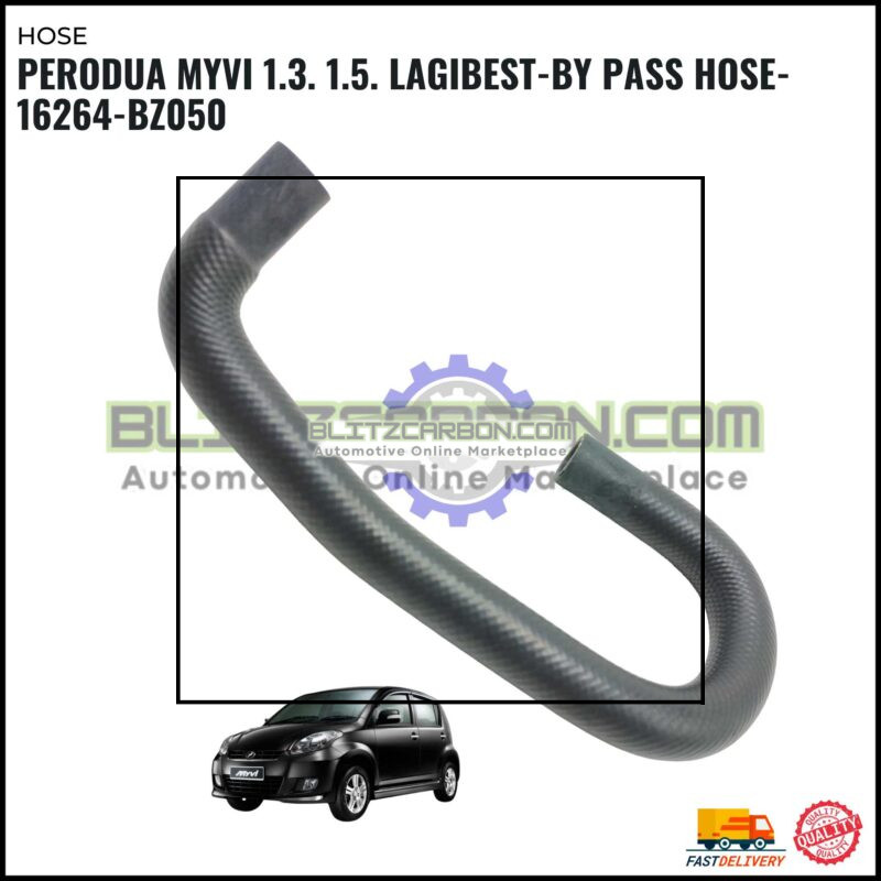 Perodua Myvi 1.3. 1.5. Lagibest-By Pass Hose-16264-BZ050