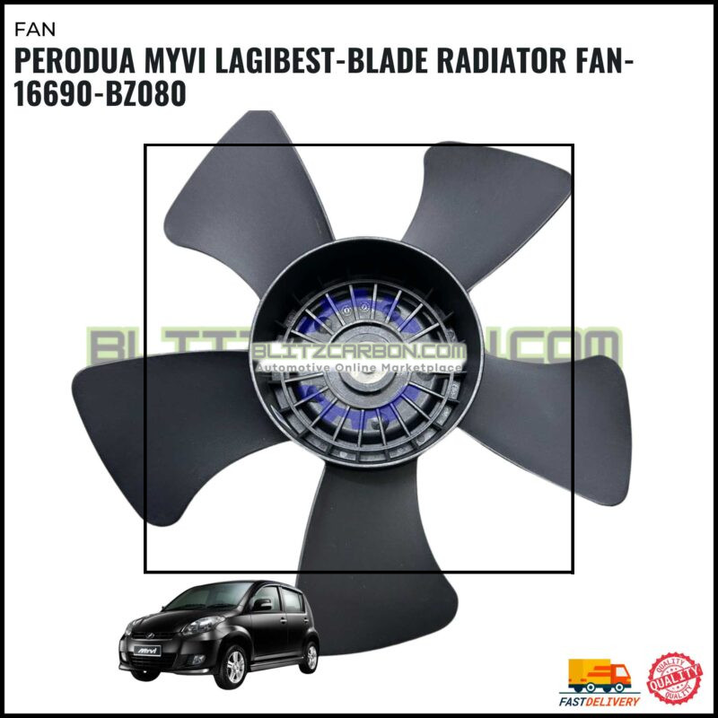 Perodua Myvi Lagibest-Blade Radiator Fan-16690-BZ080