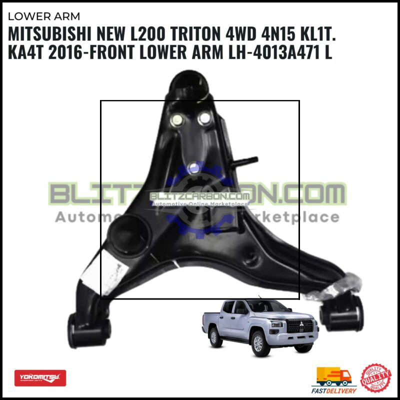 Mitsubishi Triton L200 4WD 4N15 KL1T. KA4T 2016-Front Lower Arm