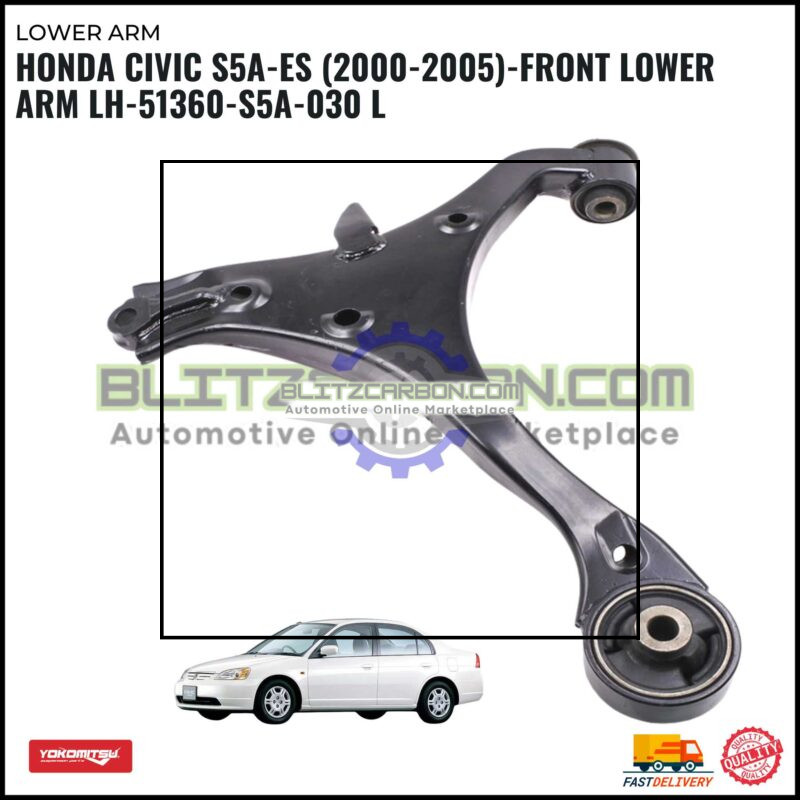 Honda Civic S5A-ES (2000-2005)-Front Lower Arm