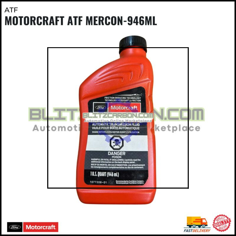 Motorcraft Mercon ULV Automatic Transmission Fluid 10 Speed-946ML