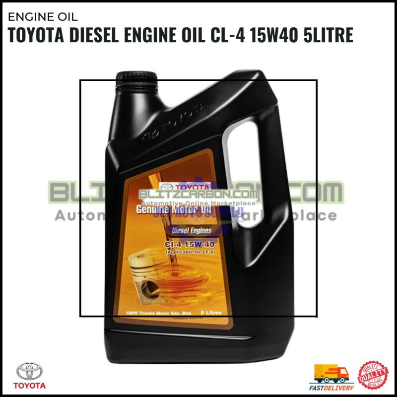 Toyota Diesel Engine Oil CL-4 15W40 5litre