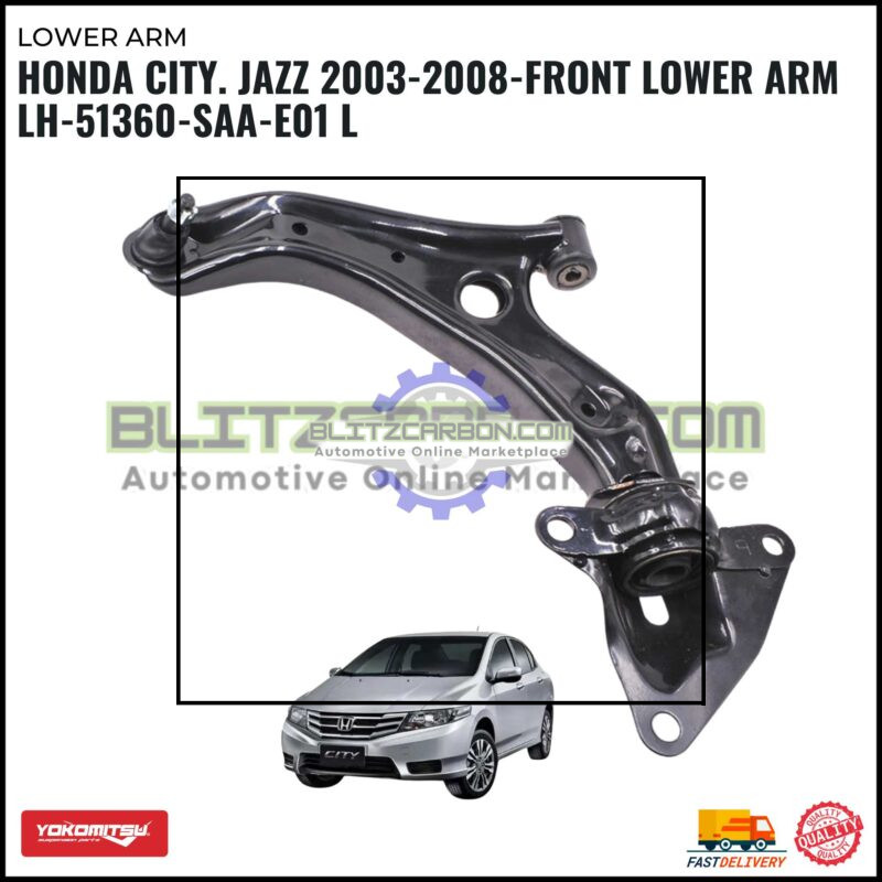 Honda City TMO. Jazz TGO 2008-2013-Front Lower Arm