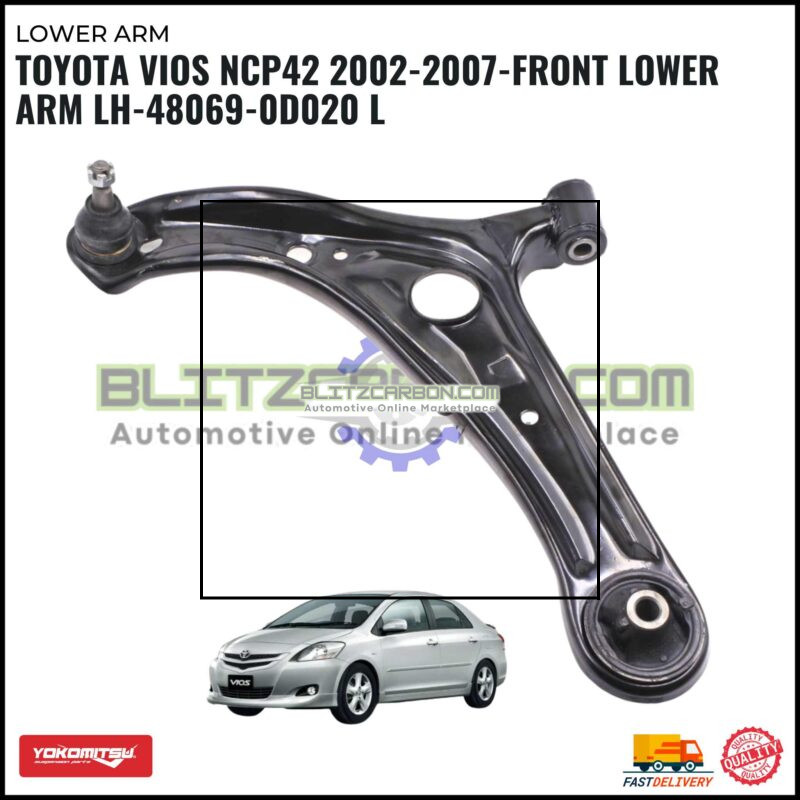 Toyota Vios NCP93 2008-2013-Front Lower Arm