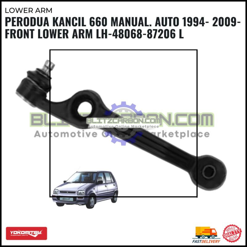 Perodua Kancil 660 Manual. Auto 1994- 2009-Front Lower Arm