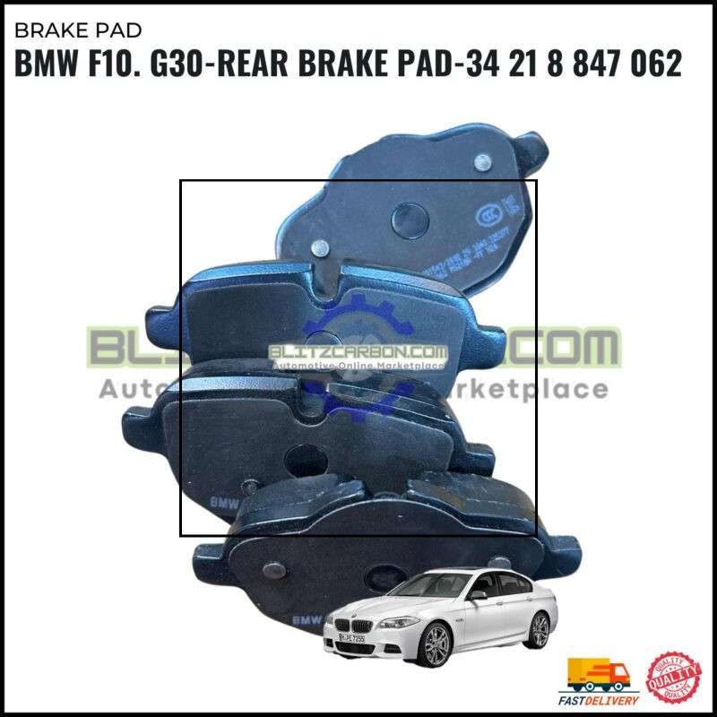 BMW F10. G30-Rear Brake Pad-34 21 8 847 062