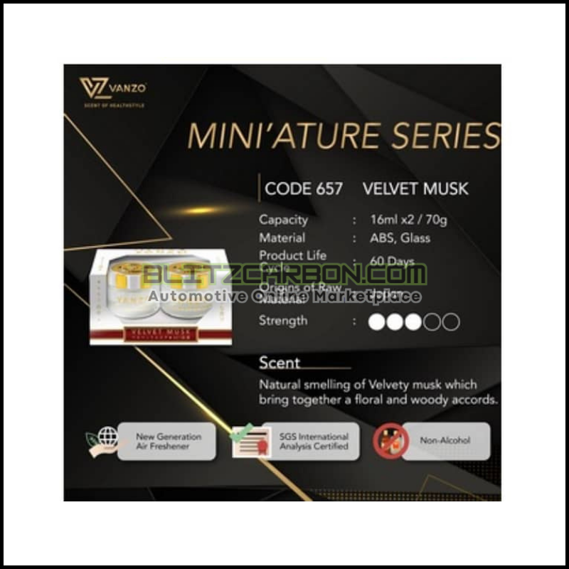 657 VANZO 'Mini'ature Velvet Musk / 柔和麝香
