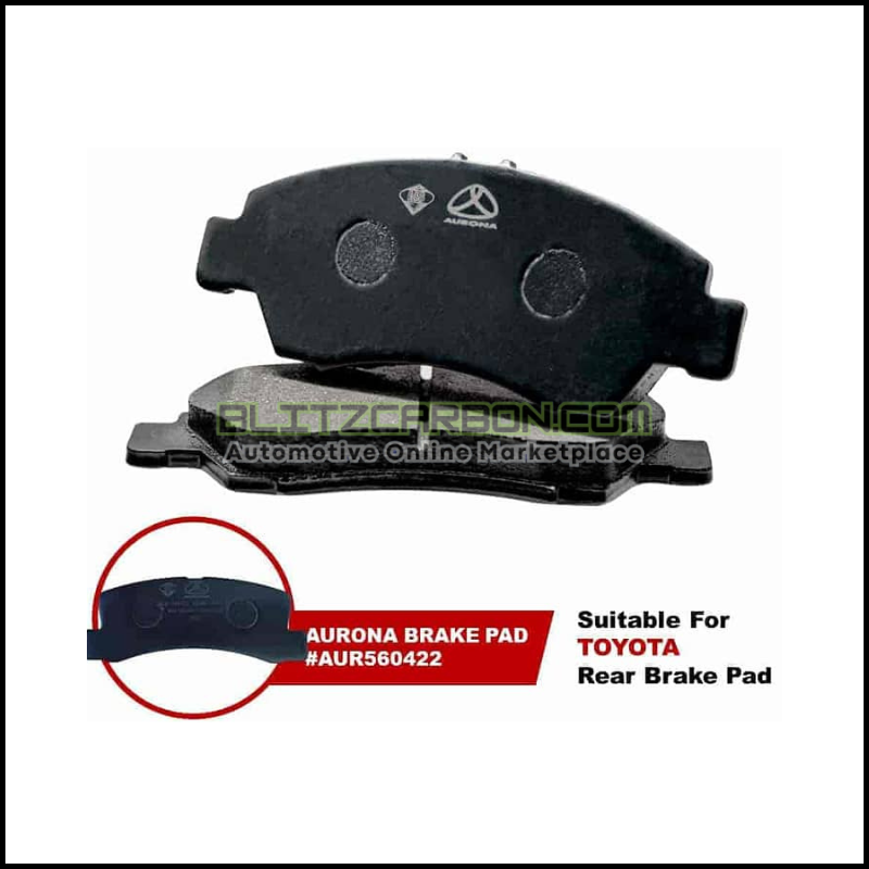 Aurona Brake Pad AUR560422 Rear Camry Celica Corolla Harrier ES300 RX300