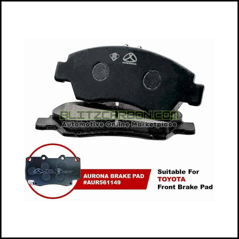 Aurona Brake Pad AUR561149 Front Hilux Land Cruiser