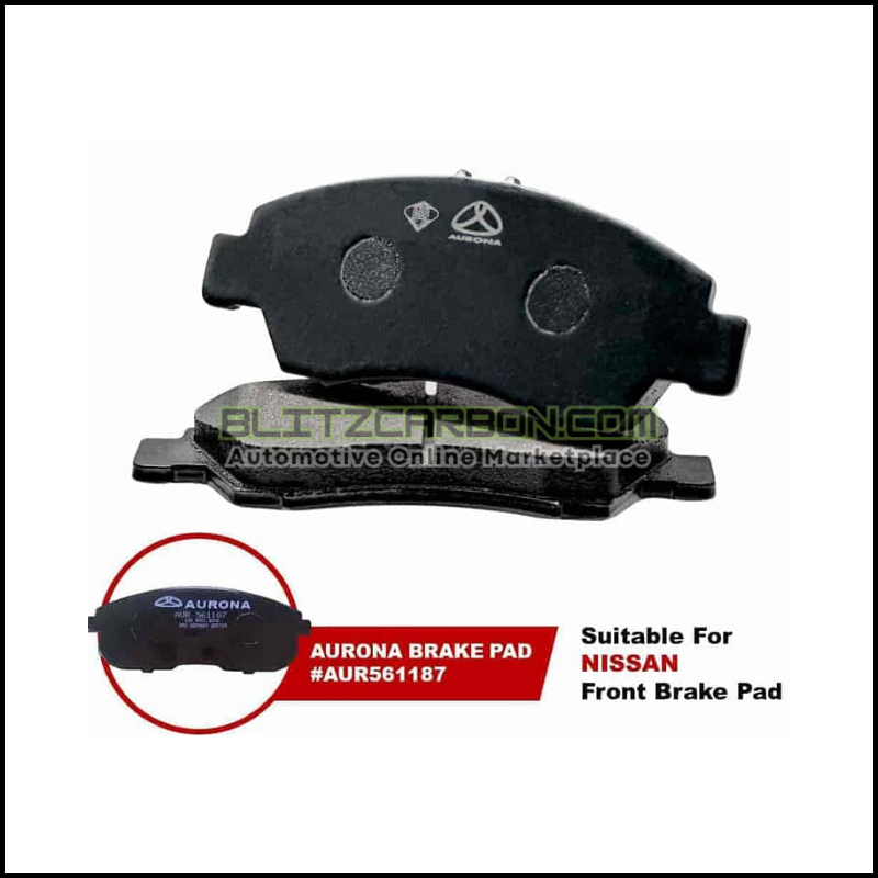 Aurona Brake Pad AUR561187 Front 180SX 200SX Altima Bluebird Cefiro Juke Sylphy Teana SX4