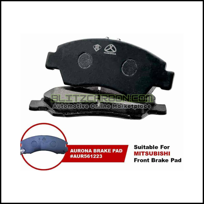 Aurona Brake Pad AUR561223 Front Airtrek Challenger Eclipse FTO Galant Pajero