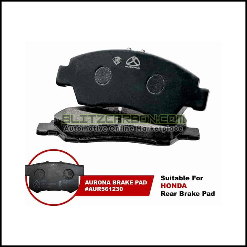 Aurona Brake Pad AUR561230 Rear Accord Civic Edix Insight Integra