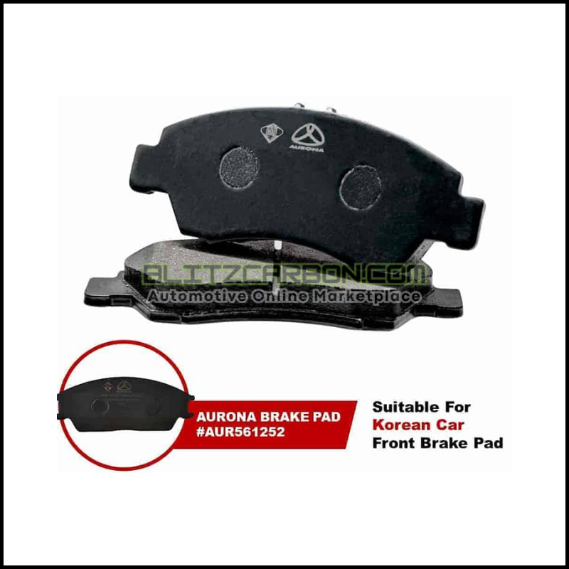 Aurona Brake Pad AUR561252 Front Accent Excel Getz S-Coupe Verna