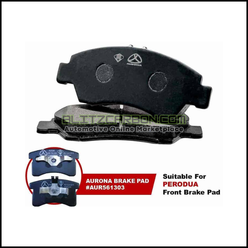 Aurona Brake Pad AUR561303 Front Kancil Turbo Mira Turbo