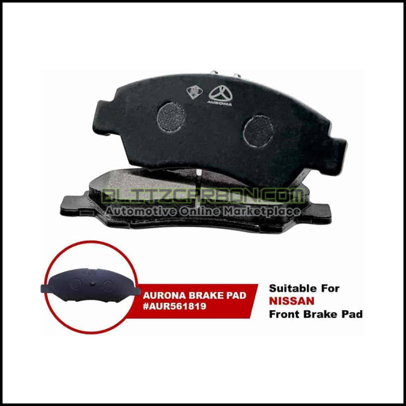 Aurona Brake Pad AUR561819 Front Latio March Sylphy