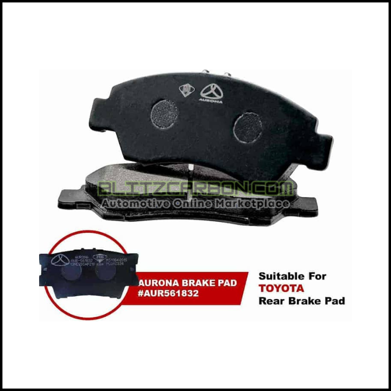 Aurona Brake Pad AUR561832 Rear Camry Harrier RAV4 Vanguard