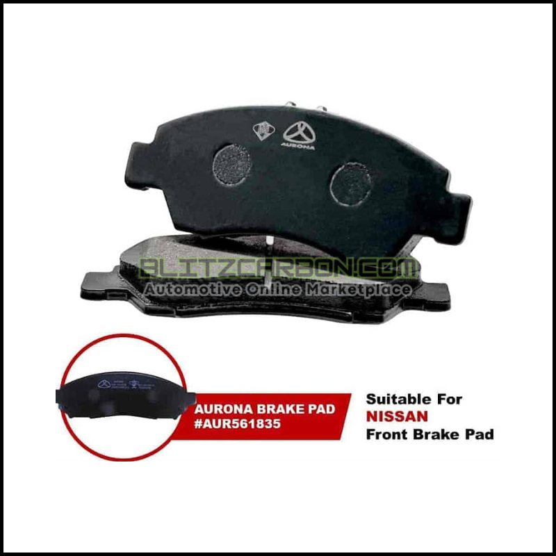 Aurona Brake Pad AUR561835 Front Leaf Electric Hatchback Navara Serena