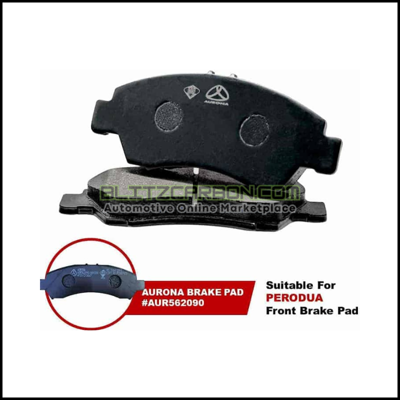 Aurona Brake Pad AUR562090 Front Axia Bezza Myvi Lagi Best