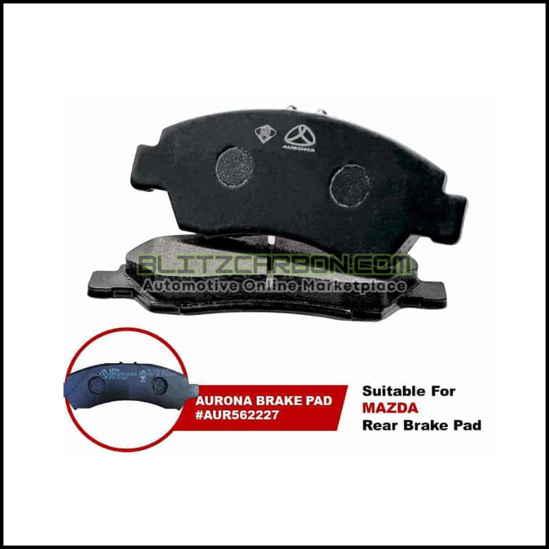 Aurona Brake Pad AUR562227 Rear Mazda2 CX3 CX5