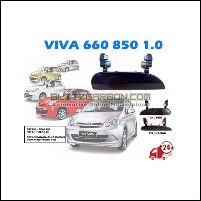 Door Outer Handle Perodua Viva 660 850 1.0 - Pembuka Kereta Lori