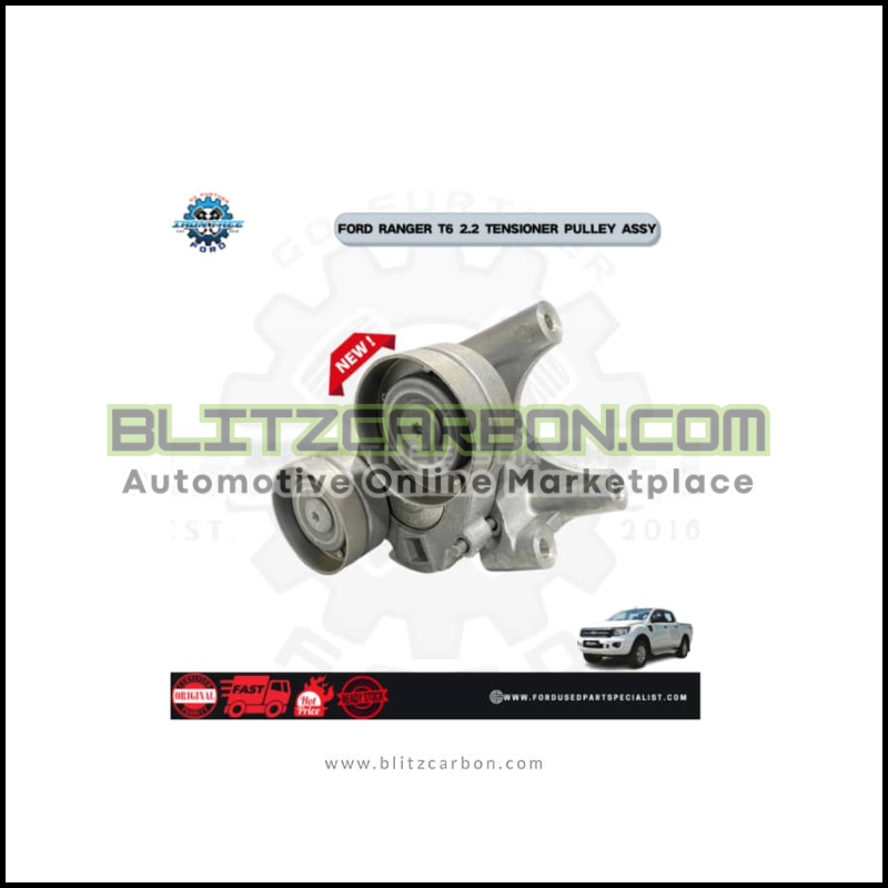 Brand New for Ford Ranger T6 2.2 / 3.2 Tensioner Pulley >FB3Q-6A228-AB<