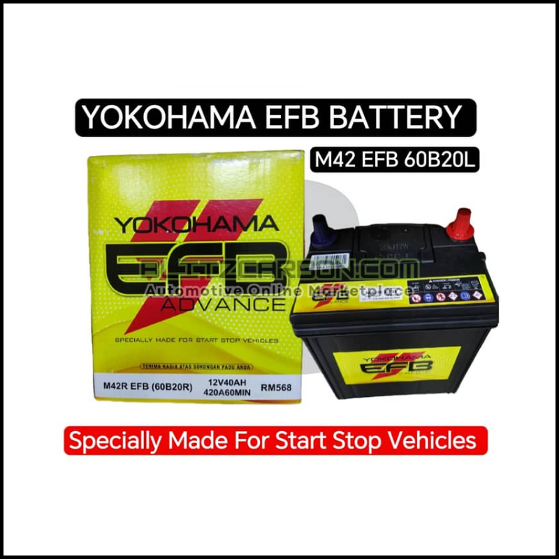 M42R YOKOHAMA EFB Advance M42 (I-Stop) Battery