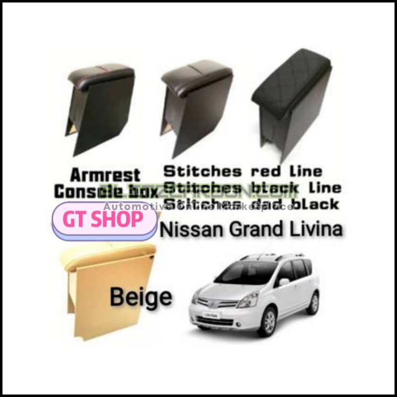 Nissan livina armrest console box