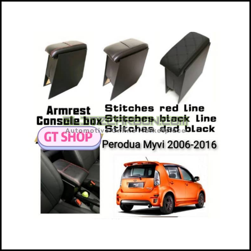 Perodua myvi 2006-2017 armrest console box