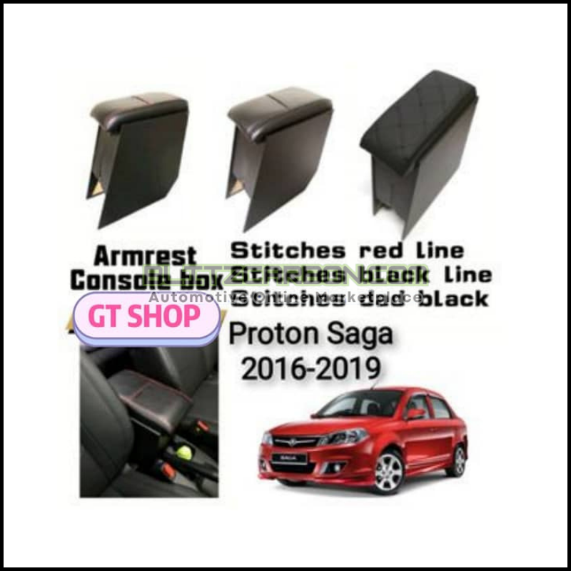 Proton saga 2016-2018 armrest console box
