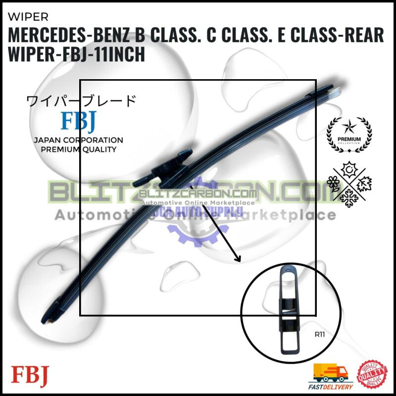 Mercedes-Benz B Class. C Class. E Class-Rear Wiper-FBJ-11inch
