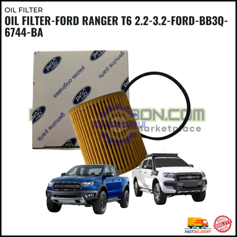 Oil Filter-Ford Ranger T6 2.2-3.2-Ford-BB3Q-6744-BA