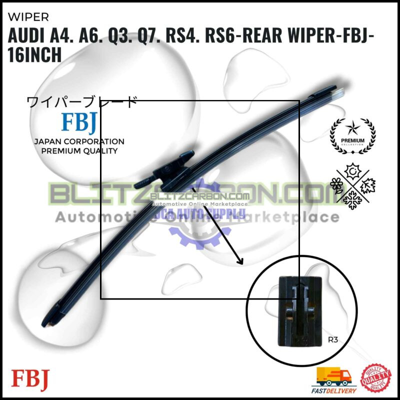 Audi A4. A6. Q3. Q7. RS4. RS6-Rear Wiper-FBJ-16Inch