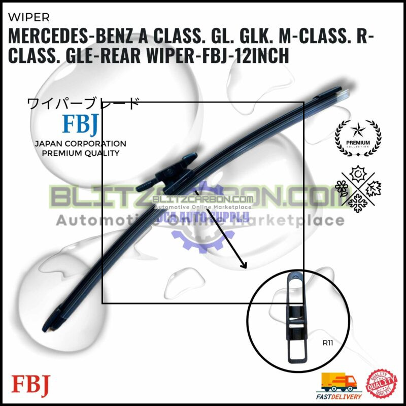 Mercedes-Benz A Class. GL. GLK. M-Class. R-Class. GLE-Rear Wiper-FBJ-12inch