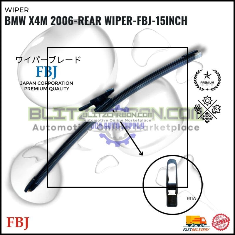 BMW X4M 2006-Rear Wiper-FBJ-15inch