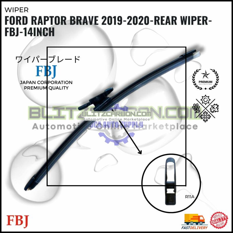 Ford Raptor Brave 2019-2020-Rear Wiper-FBJ-14inch