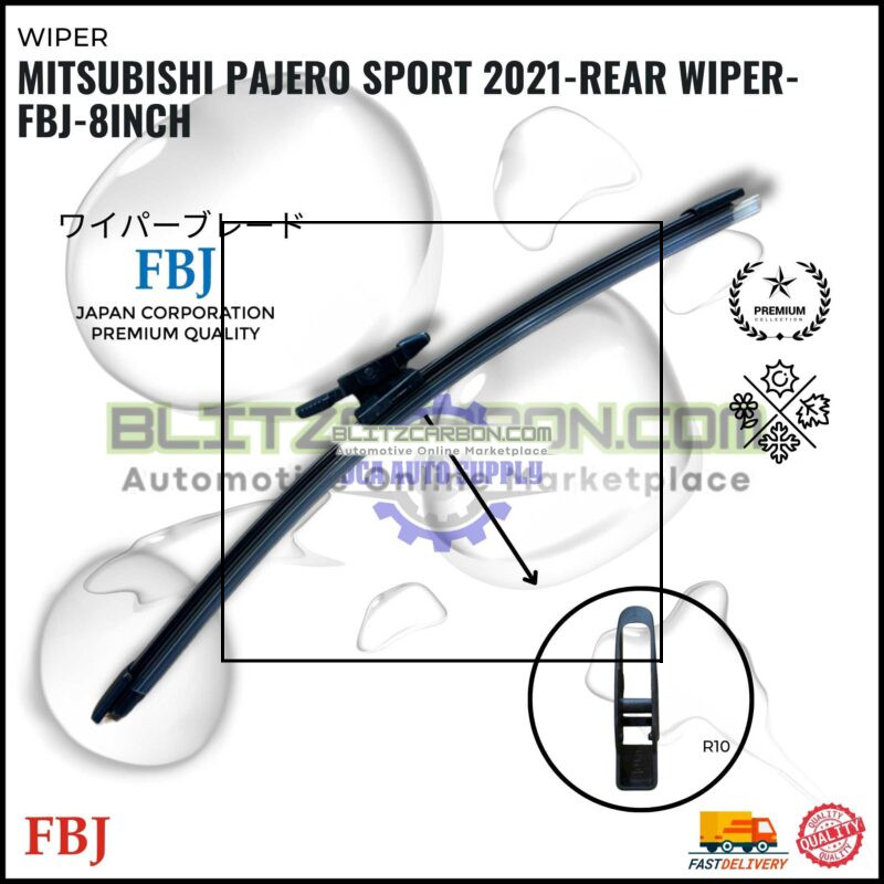 Mitsubishi Pajero Sport 2021-Rear Wiper-FBJ-8inch