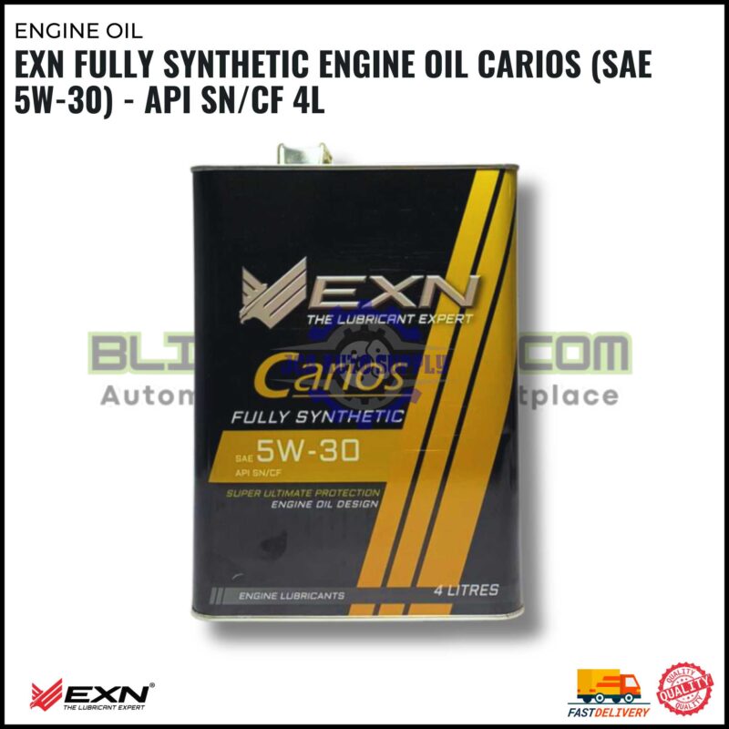 EXN Fully Synthetic Engine Oil Carios (SAE 5W-30) - API SN/CF 4L
