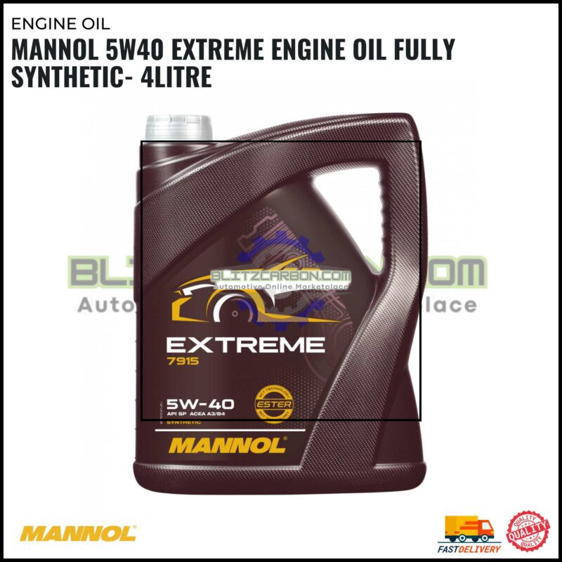 MANNOL 5W40 EXTREME ENGINE OIL FULLY SYNTHETIC- 4LITRE