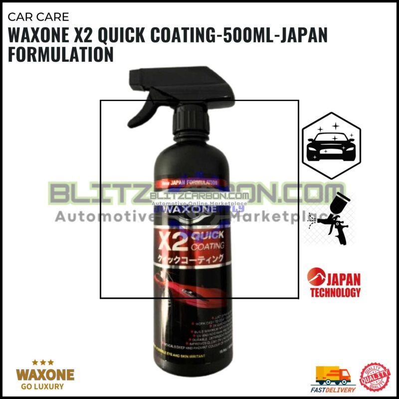 WAXONE X2 Quick Coating-500ml-Japan Formulation