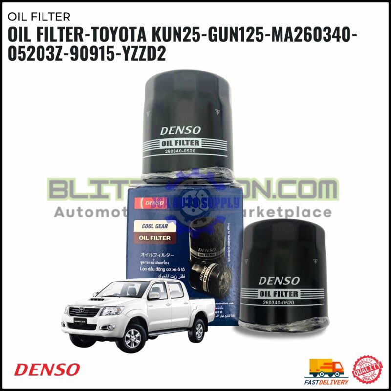 Oil Filter-Toyota Kun25-Gun125-MA260340-05203Z-90915-YZZD2