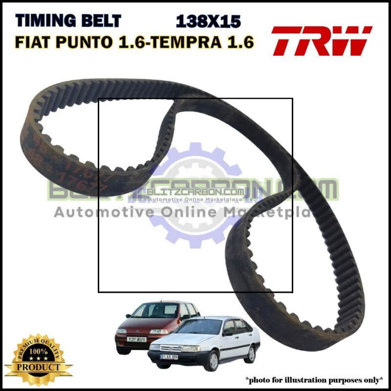Tali Timing-Fiat Punto 1.6cc-Tempra 1.6cc-Timing Belt-TRW-4817677 (138X15)