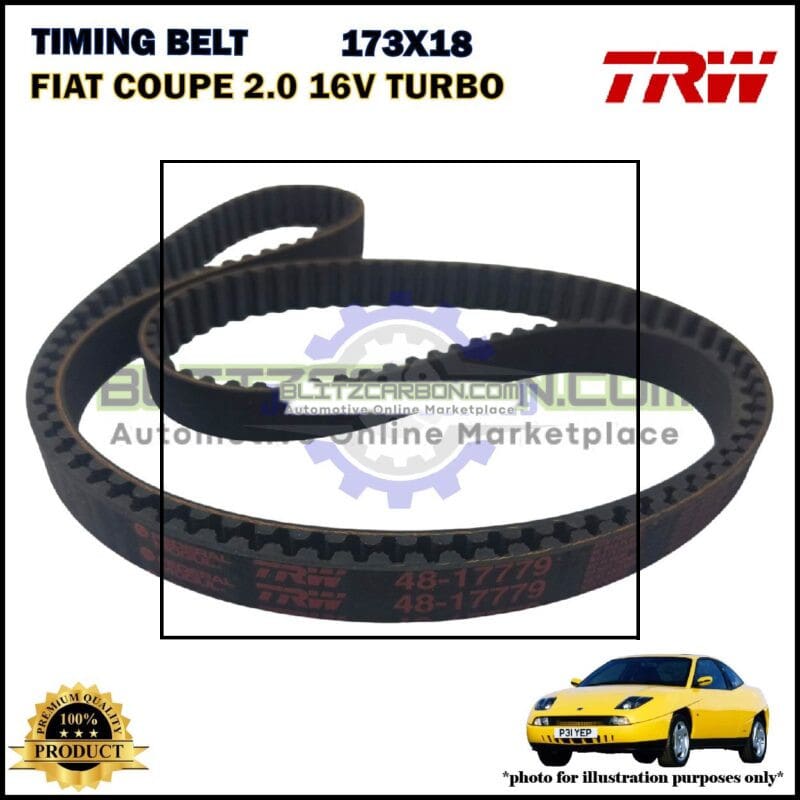 Tali Timing-Fiat Coupe 2.0cc 16V Turbo (173T)-Timing Belt-TRW-4817779 (173X18)
