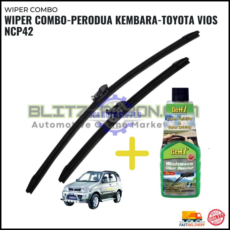WIPER COMBO-Perodua Kembara-Toyota Vios NCP42