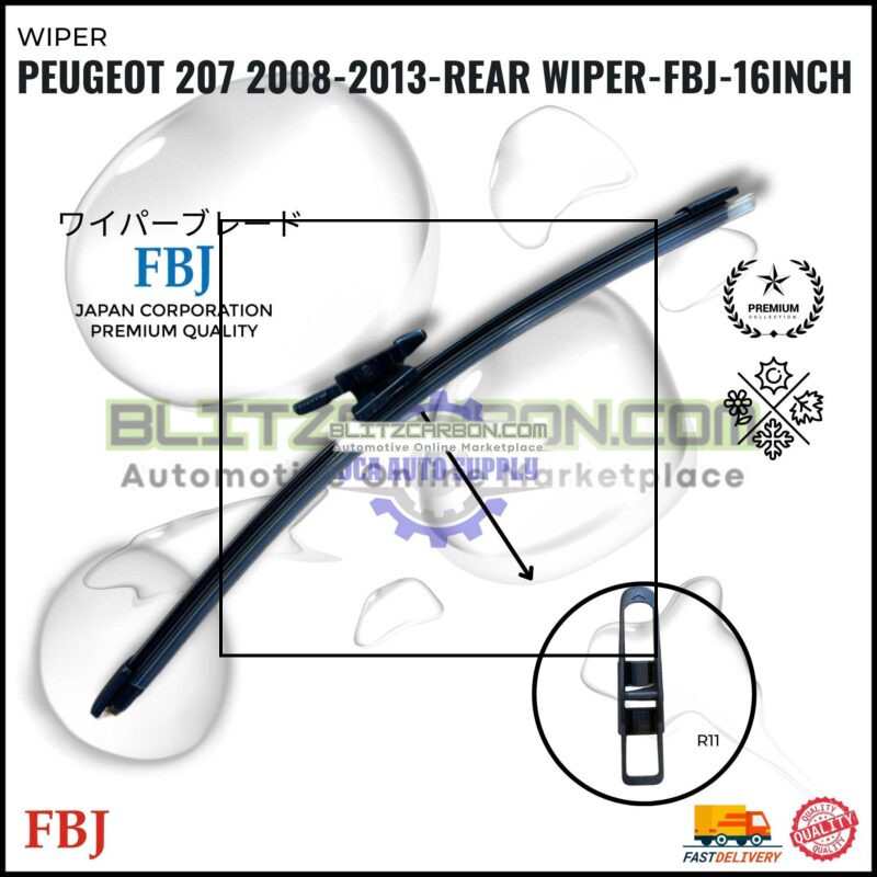 Peugeot 207 2008-2013-Rear Wiper-FBJ-16inch