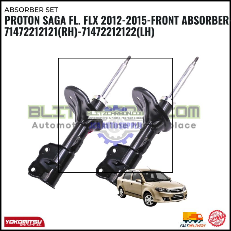 Proton Saga FL. FLX 2012-2015-Front Absorber-71472212121(RH)-71472212122(LH)