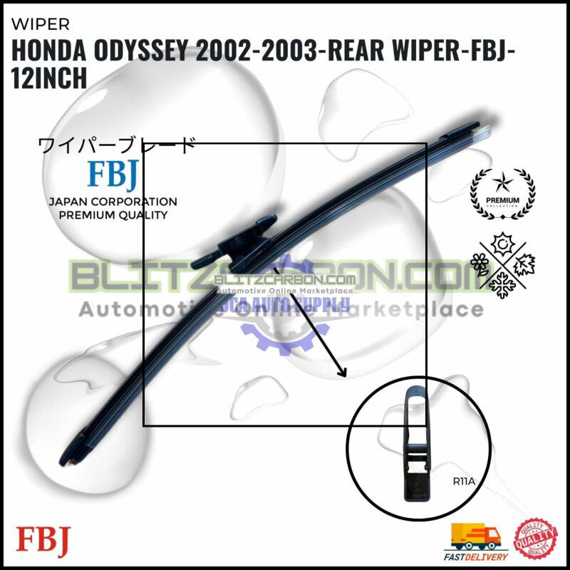 Honda Odyssey 2002-2003-Rear Wiper-FBJ-12inch