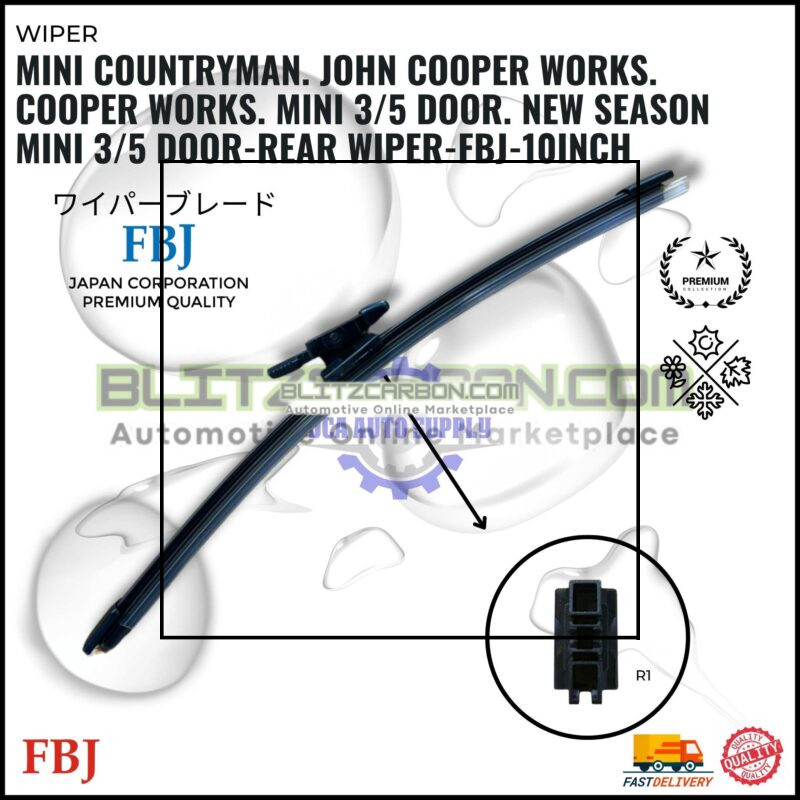 Mini Countryman. John Cooper Works. Cooper Works. Mini 3/5 Door. New Season Mini 3/5 Door-Rear Wiper-FBJ-10inch