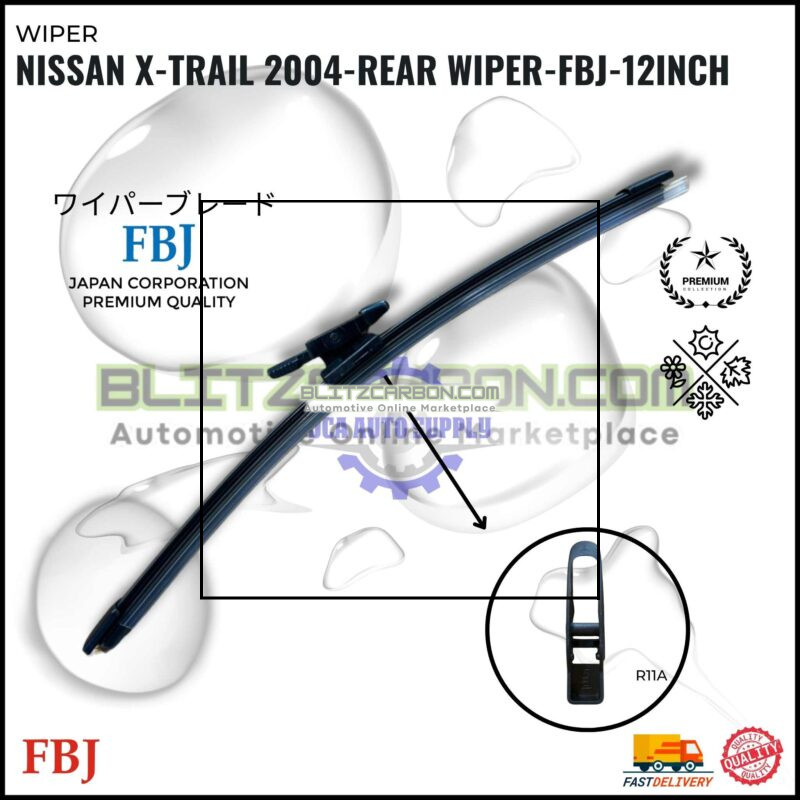 Nissan X-Trail 2004-Rear Wiper-FBJ-12inch